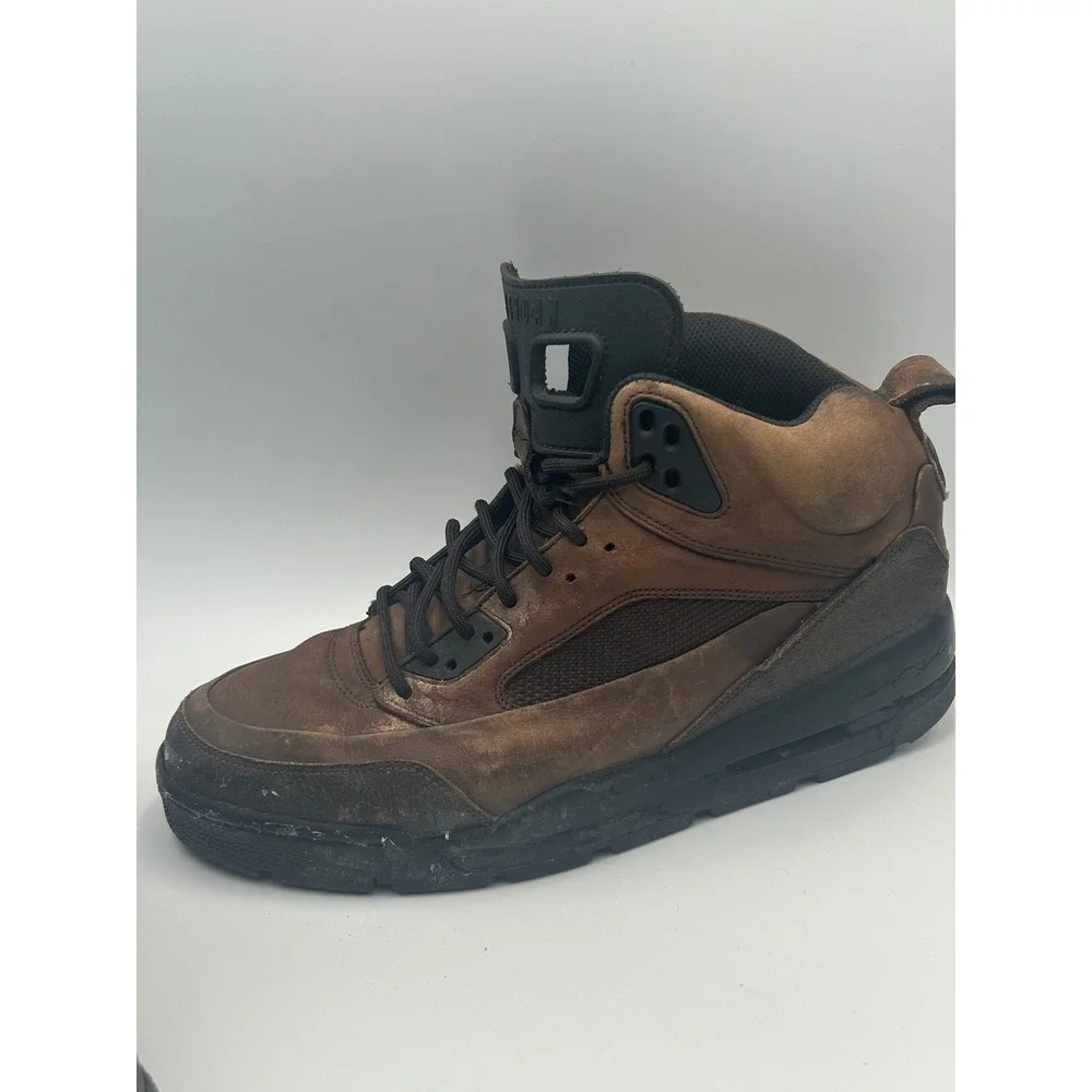 Jordan Spizike Winterized Boot Dark Cinder Brown Black 375356-201 Mens High Top